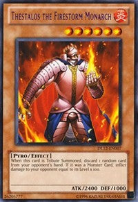 Thestalos the Firestorm Monarch (Purple) [DL12-EN007] Rare | Good Games Morley