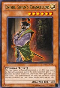 Enishi, Shien's Chancellor (Green) [DL12-EN009] Rare | Good Games Morley