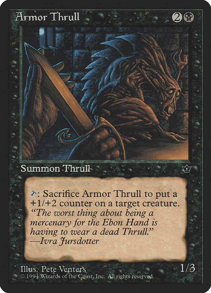 Armor Thrull (Pete Venters) [Fallen Empires] | Good Games Morley