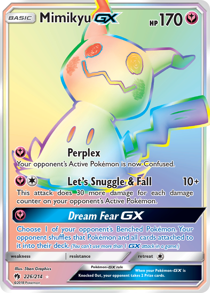 Mimikyu GX (226/214) [Sun & Moon: Lost Thunder] | Good Games Morley
