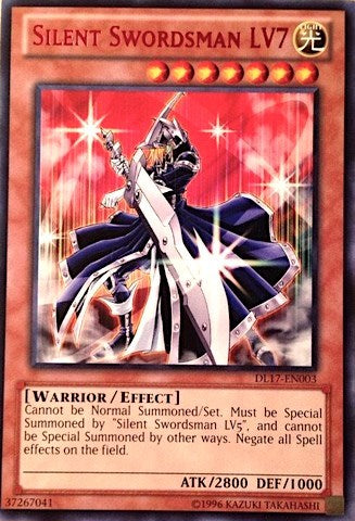 Silent Swordsman LV7 (Red) [DL17-EN003] Rare | Good Games Morley