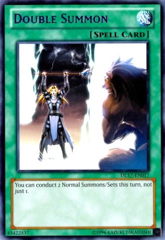 Double Summon (Blue) [DL17-EN017] Rare | Good Games Morley