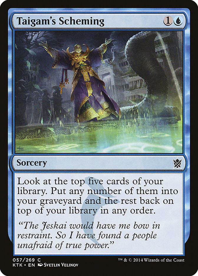 Taigam's Scheming [Khans of Tarkir] | Good Games Morley