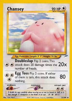 Chansey (31/105) [Neo Destiny Unlimited] | Good Games Morley