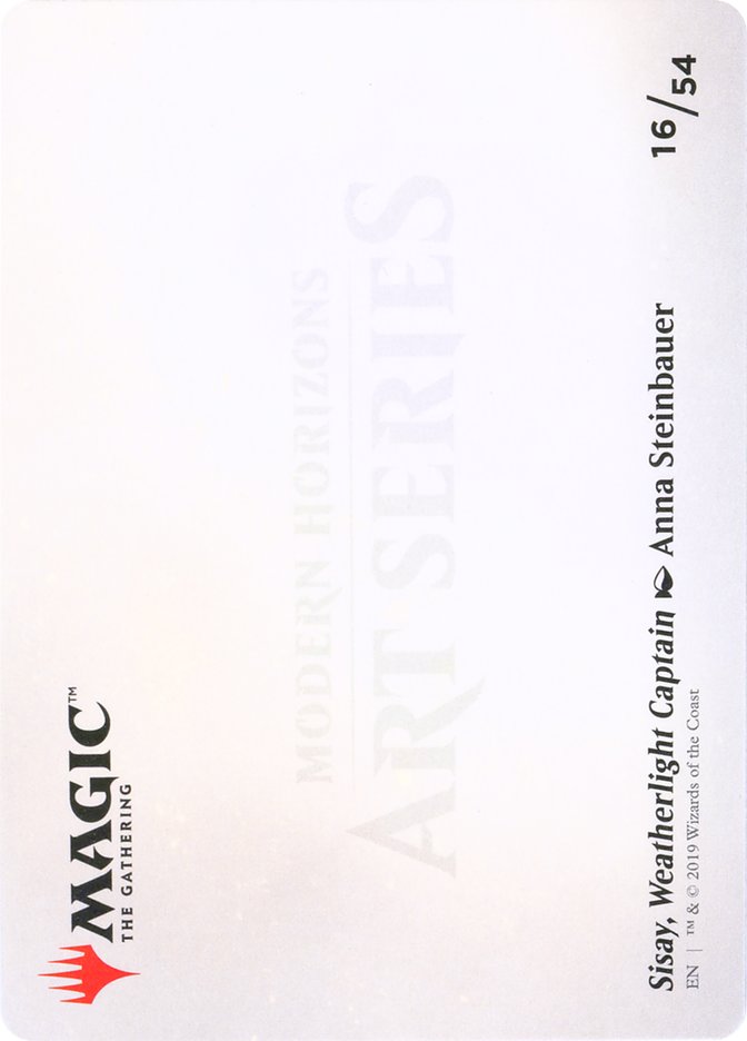 Sisay, Weatherlight Captain // Sisay, Weatherlight Captain [Modern Horizons Art Series] | Good Games Morley