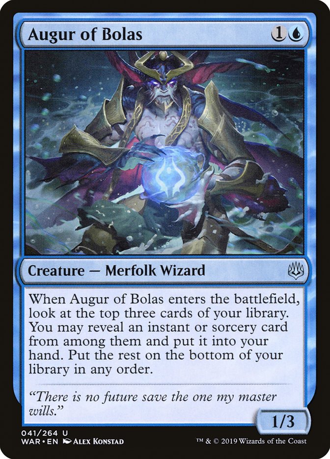 Augur of Bolas [War of the Spark] | Good Games Morley
