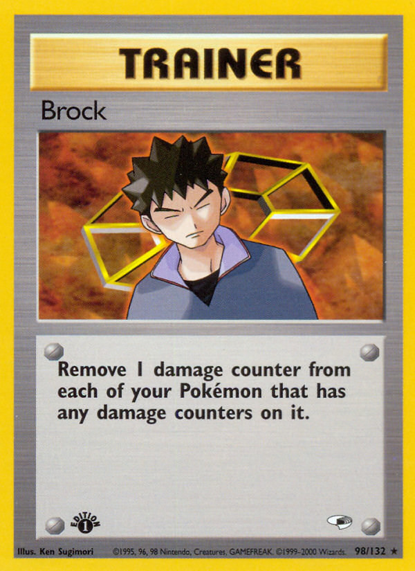 Brock (98/132) [Gym Heroes 1st Edition] | Good Games Morley