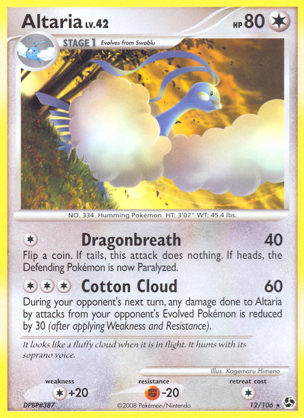 Altaria (12/106) [Diamond & Pearl: Great Encounters] | Good Games Morley