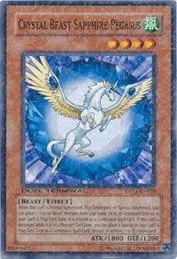 Crystal Beast Sapphire Pegasus [DTP1-EN028] Common | Good Games Morley
