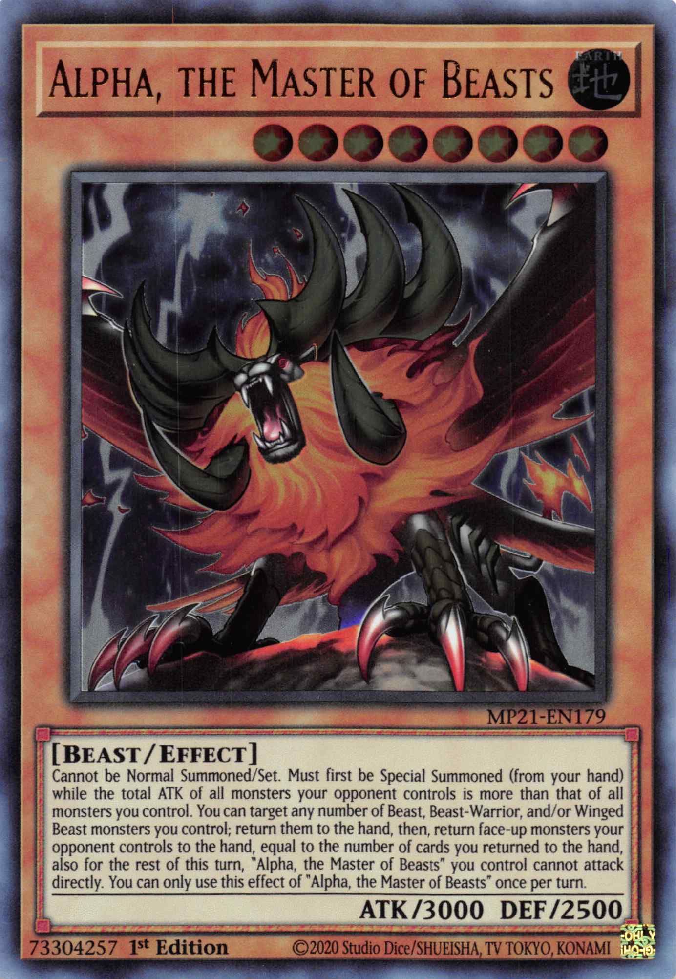 Alpha, the Master of Beasts [MP21-EN179] Ultra Rare | Good Games Morley