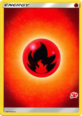 Fire Energy (Charizard Stamp #19) [Battle Academy 2020] | Good Games Morley