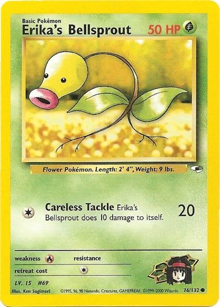 Erika's Bellsprout (76/132) [Gym Heroes Unlimited] | Good Games Morley