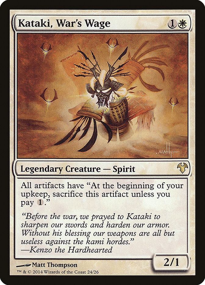 Kataki, War's Wage [Modern Event Deck 2014] | Good Games Morley