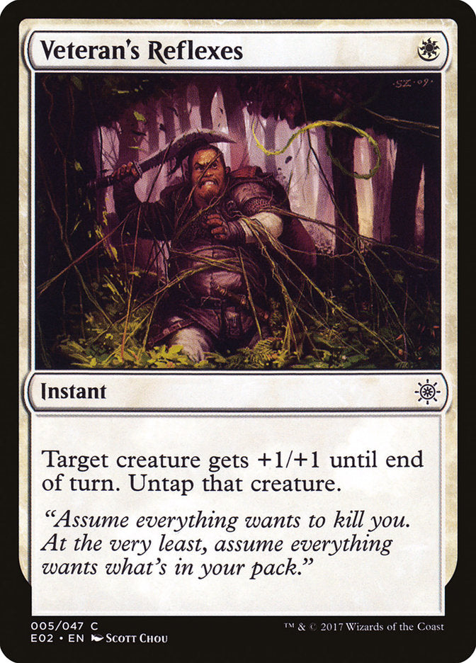 Veteran's Reflexes [Explorers of Ixalan] | Good Games Morley