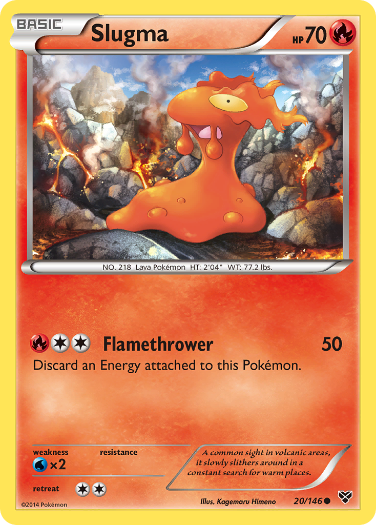 Slugma (20/146) [XY: Base Set] | Good Games Morley
