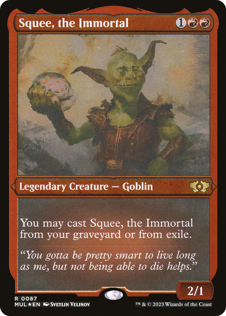 Squee, the Immortal (Foil Etched) [Multiverse Legends] | Good Games Morley