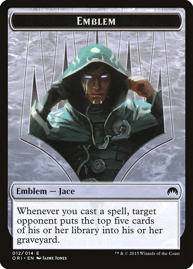 Jace, Telepath Unbound Emblem [Magic Origins Tokens] | Good Games Morley