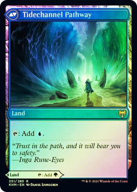 Barkchannel Pathway // Tidechannel Pathway [Kaldheim Prerelease Promos] | Good Games Morley