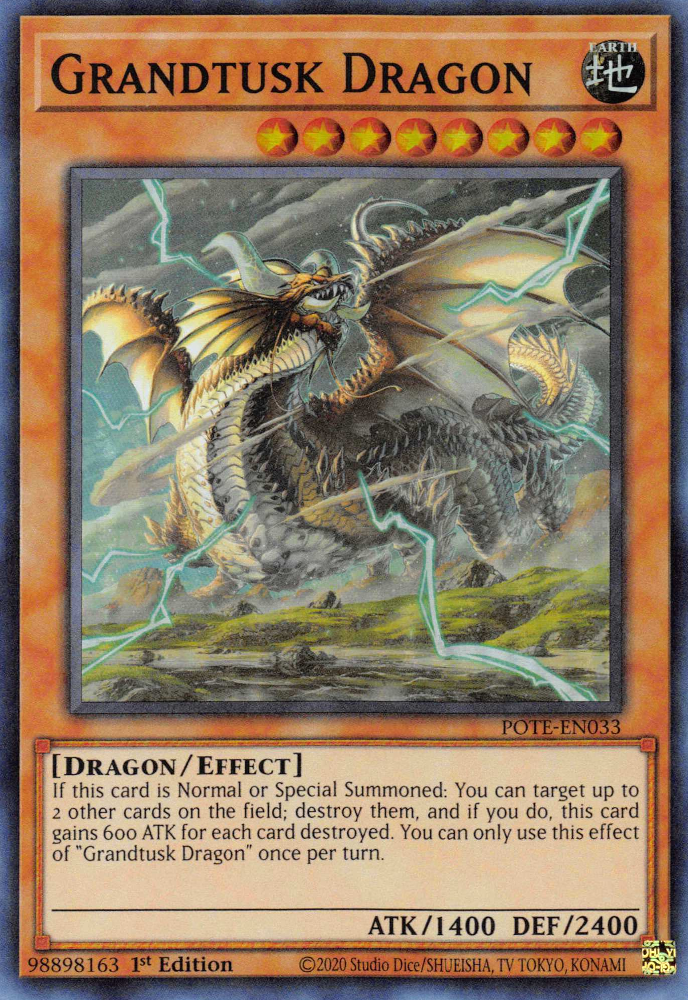 Grandtusk Dragon [POTE-EN033] Super Rare | Good Games Morley