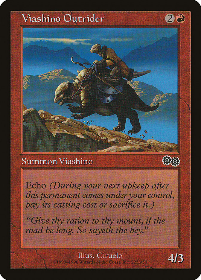 Viashino Outrider [Urza's Saga] | Good Games Morley