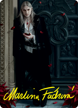 Sorin the Mirthless 1 Art Card (Gold-Stamped Signature) [Innistrad: Crimson Vow Art Series] | Good Games Morley