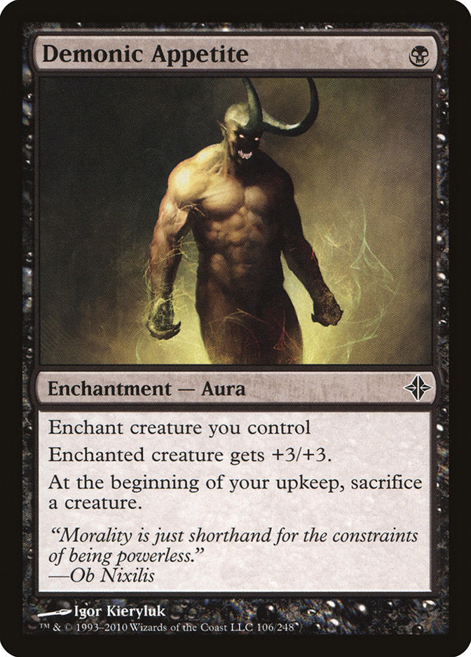 Demonic Appetite [Rise of the Eldrazi] | Good Games Morley