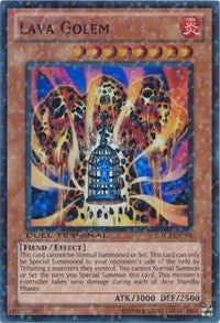 Lava Golem [DT03-EN006] Super Rare | Good Games Morley