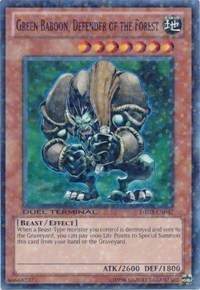 Green Baboon, Defender of the Forest [DT03-EN057] Common | Good Games Morley