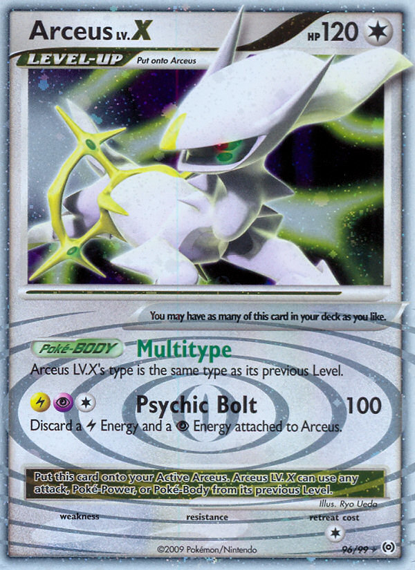 Arceus LV.X (96/99) [Platinum: Arceus] | Good Games Morley