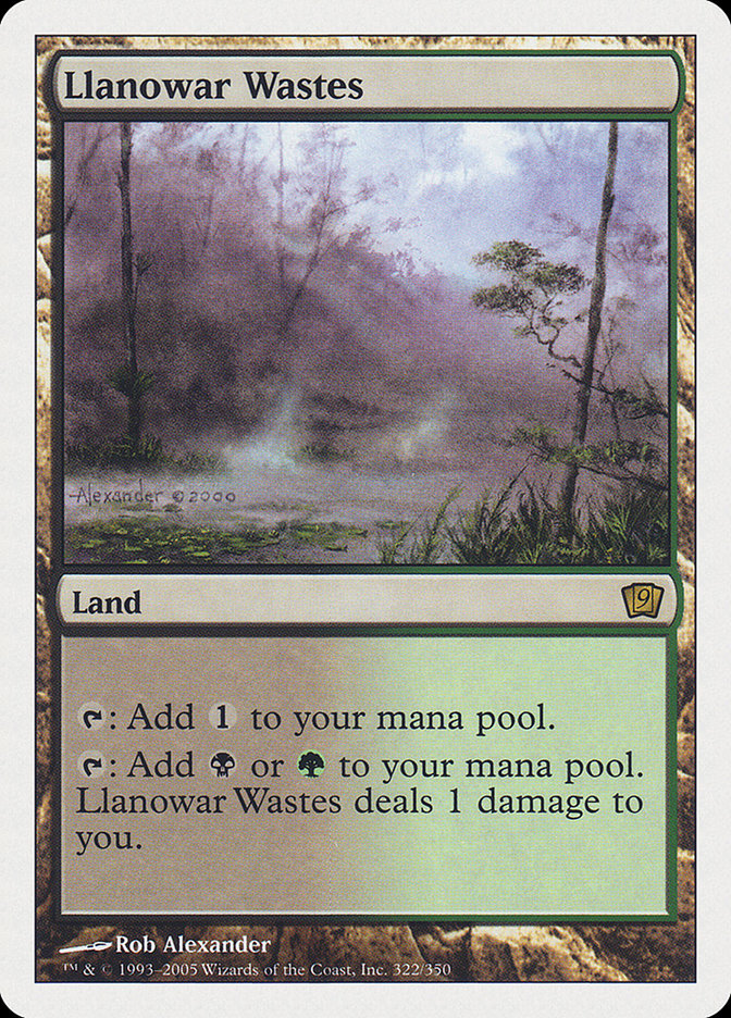 Llanowar Wastes [Ninth Edition] | Good Games Morley