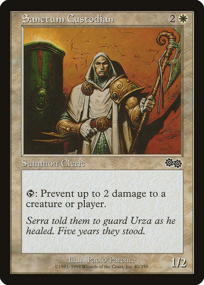 Sanctum Custodian [Urza's Saga] | Good Games Morley