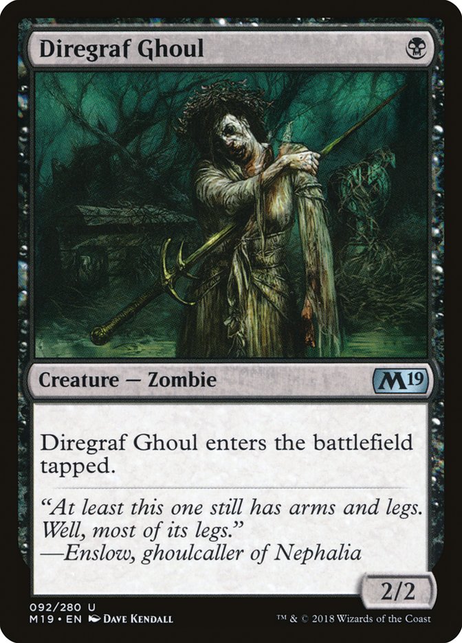 Diregraf Ghoul [Core Set 2019] | Good Games Morley