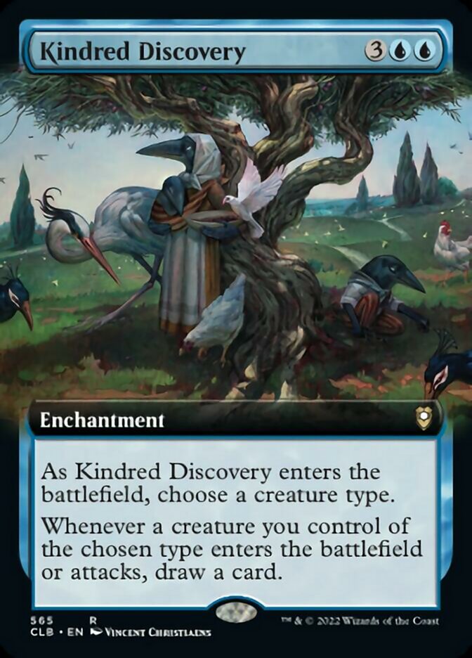 Kindred Discovery (Extended Art) [Commander Legends: Battle for Baldur's Gate] | Good Games Morley