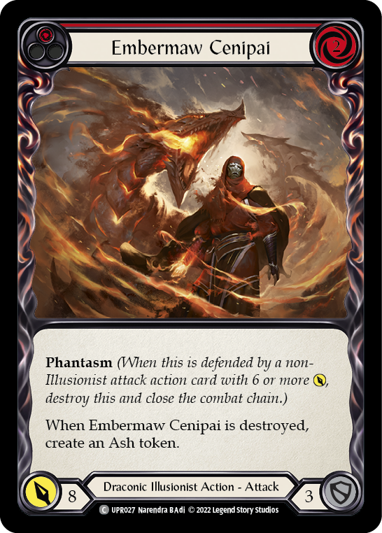 Embermaw Cenipai (Red) [UPR027] (Uprising)  Rainbow Foil | Good Games Morley