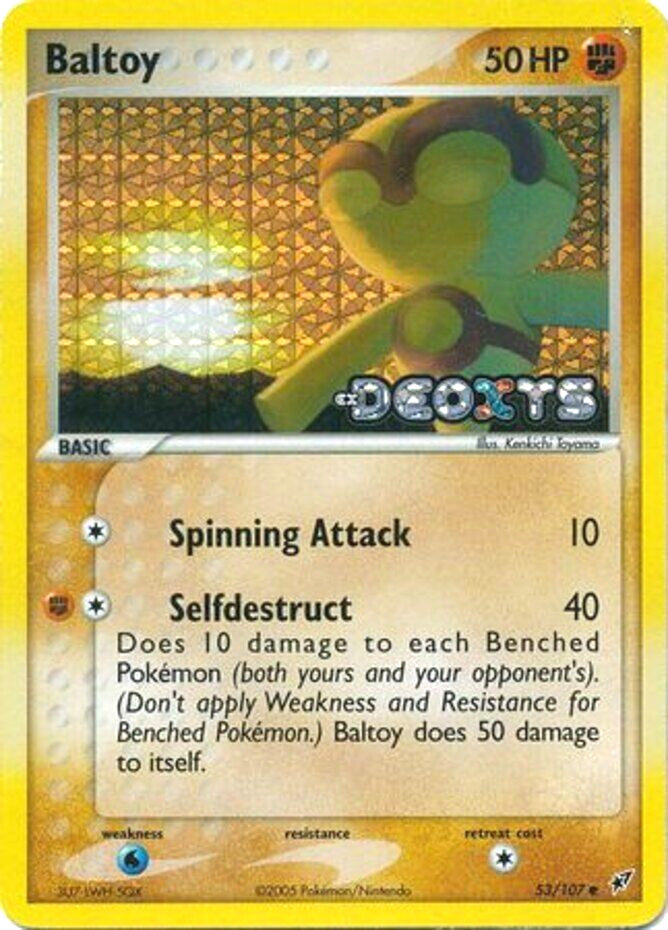 Baltoy (53/107) (Stamped) [EX: Deoxys] | Good Games Morley