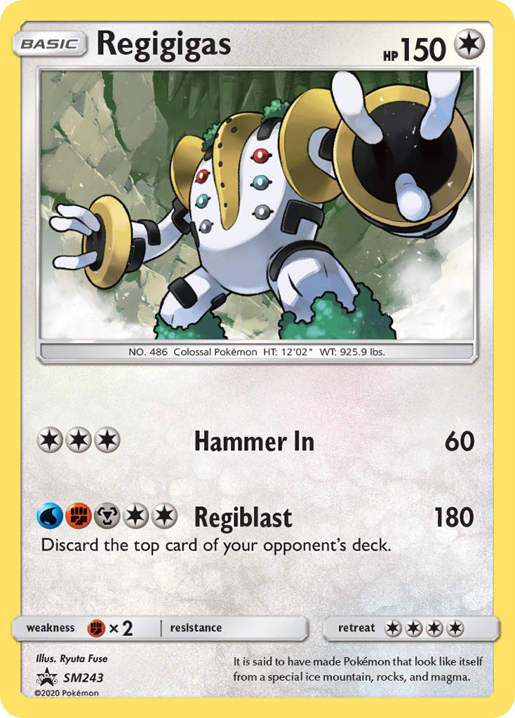 Regigigas (SM243) [Sun & Moon: Black Star Promos] | Good Games Morley