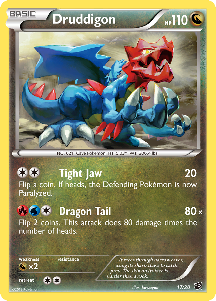 Druddigon (17/20) [Black & White: Dragon Vault] | Good Games Morley