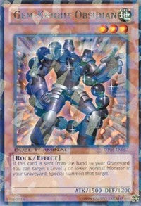 Gem-Knight Obsidian [DT06-EN067] Rare | Good Games Morley