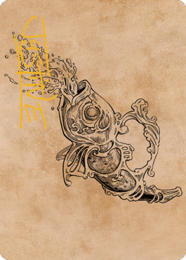 Decanter of Endless Water Art Card (Gold-Stamped Signature) [Commander Legends: Battle for Baldur's Gate Art Series] | Good Games Morley