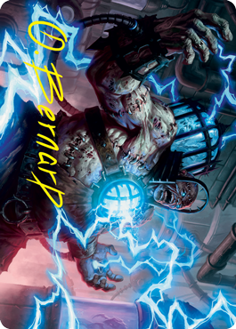 Repository Skaab Art Card (Gold-Stamped Signature) [Innistrad: Crimson Vow Art Series] | Good Games Morley