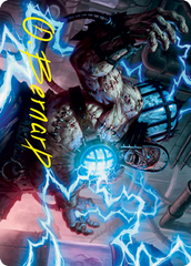 Repository Skaab Art Card (Gold-Stamped Signature) [Innistrad: Crimson Vow Art Series] | Good Games Morley