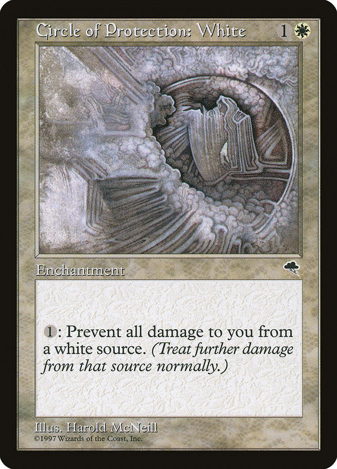 Circle of Protection: White [Tempest] | Good Games Morley