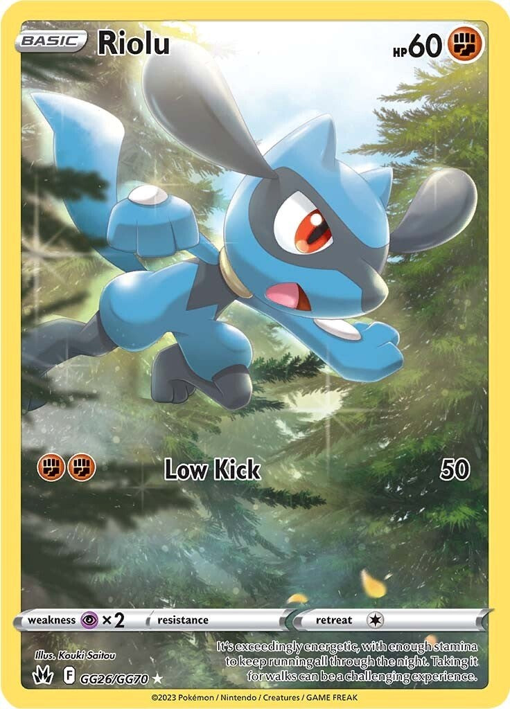 Riolu (GG26/GG70) [Sword & Shield: Crown Zenith] | Good Games Morley