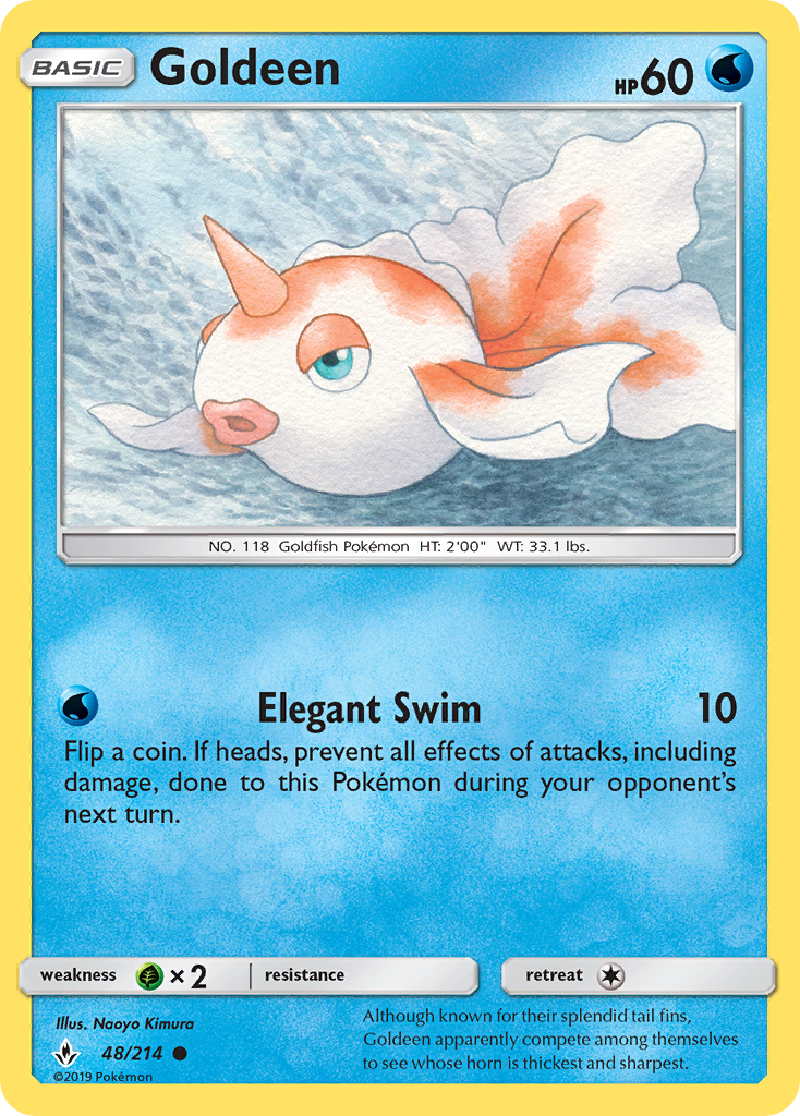 Goldeen (48/214) [Sun & Moon: Unbroken Bonds] | Good Games Morley