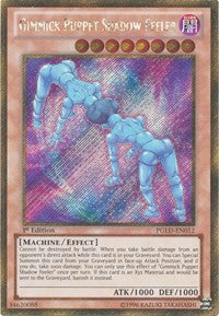 Gimmick Puppet Shadow Feeler [PGLD-EN012] Gold Secret Rare | Good Games Morley