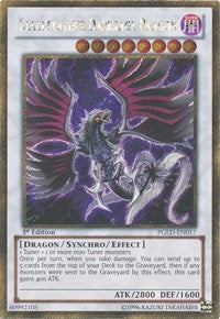 Blackfeather Darkrage Dragon [PGLD-EN017] Gold Secret Rare | Good Games Morley