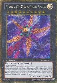 Number C9: Chaos Dyson Sphere [PGLD-EN022] Gold Secret Rare | Good Games Morley