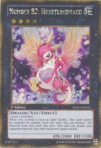 Number 82: Heartlandraco [PGLD-EN025] Gold Secret Rare | Good Games Morley
