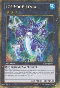 Tri-Edge Levia [PGLD-EN026] Gold Secret Rare | Good Games Morley