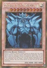 Obelisk the Tormentor [PGLD-EN030] Gold Secret Rare | Good Games Morley